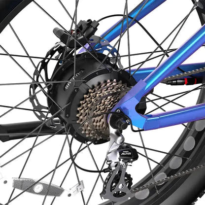 DUOTTS E26 Electric Bike Fat Tyre Full Suspension with Hydraulic Brakes up to 55 Km/h