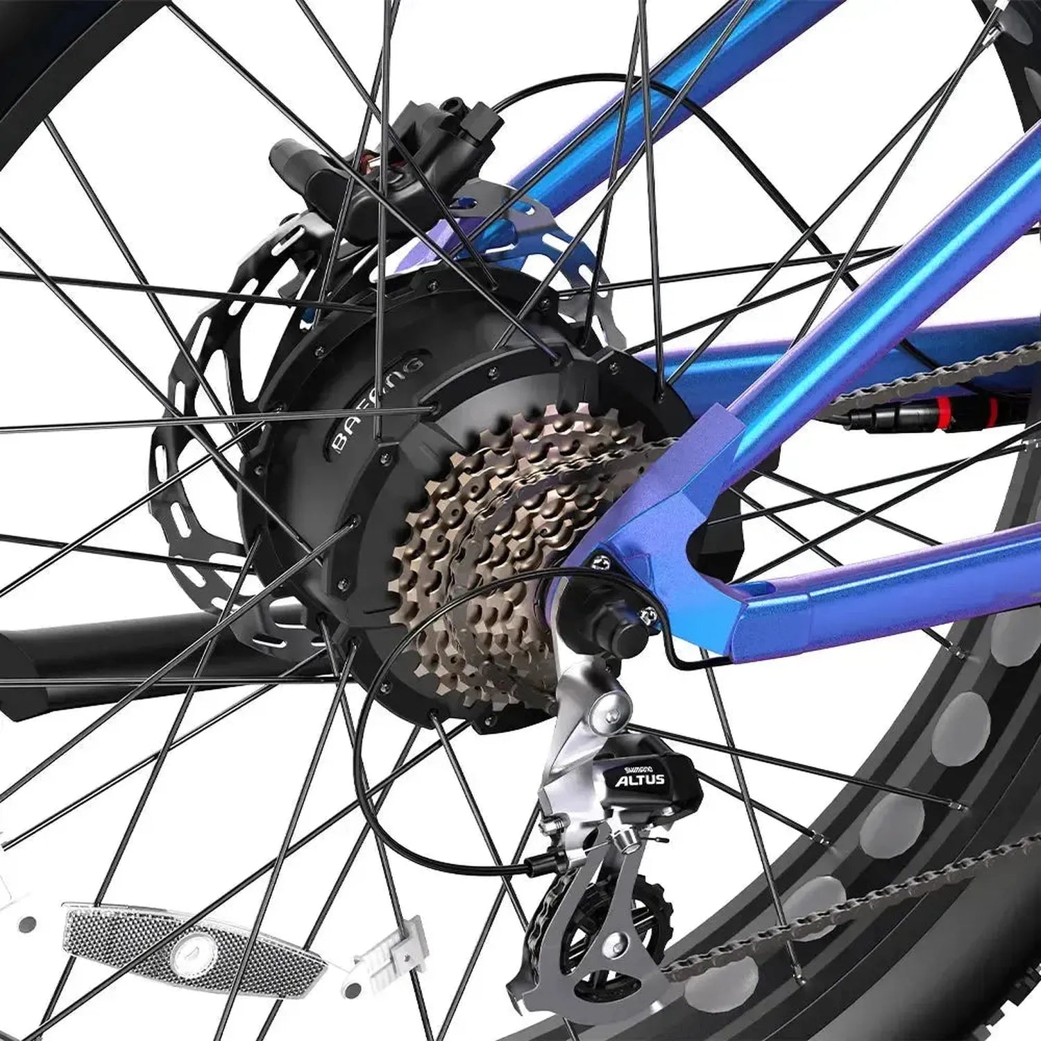 DUOTTS E26 Electric Bike Fat Tyre Full Suspension with Hydraulic Brakes up to 55 Km/h