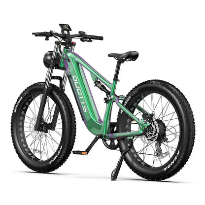DUOTTS E26 Electric Bike Fat Tyre Full Suspension with Hydraulic Brakes up to 55 Km/h