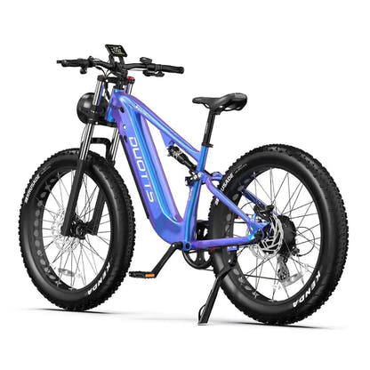 DUOTTS E26 Electric Bike Fat Tyre Full Suspension with Hydraulic Brakes up to 55 Km/h