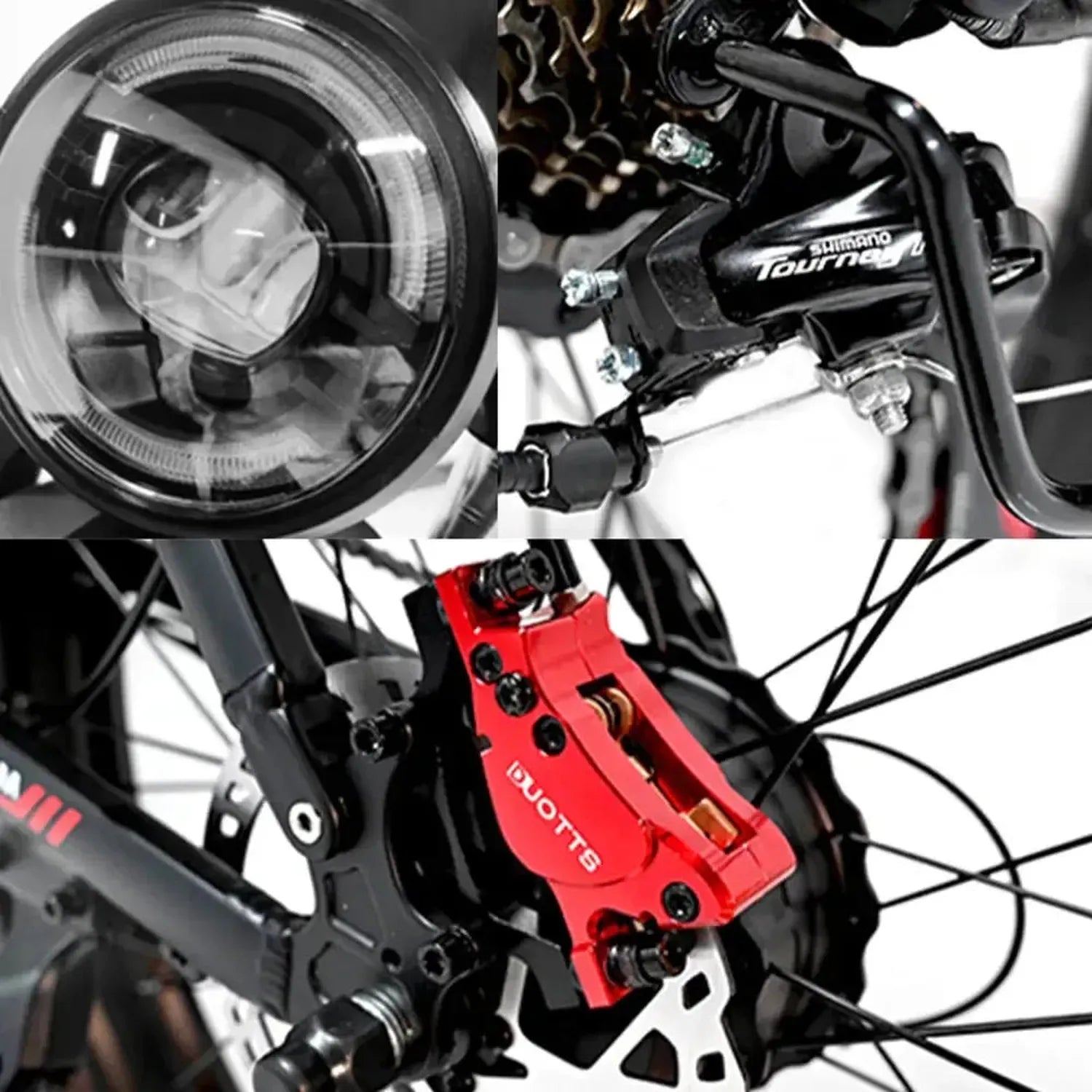DUOTTS F26 Electric Bike Fat Tyre with Hydraulic Brakes and Bluetooth up to 60 Km/h
