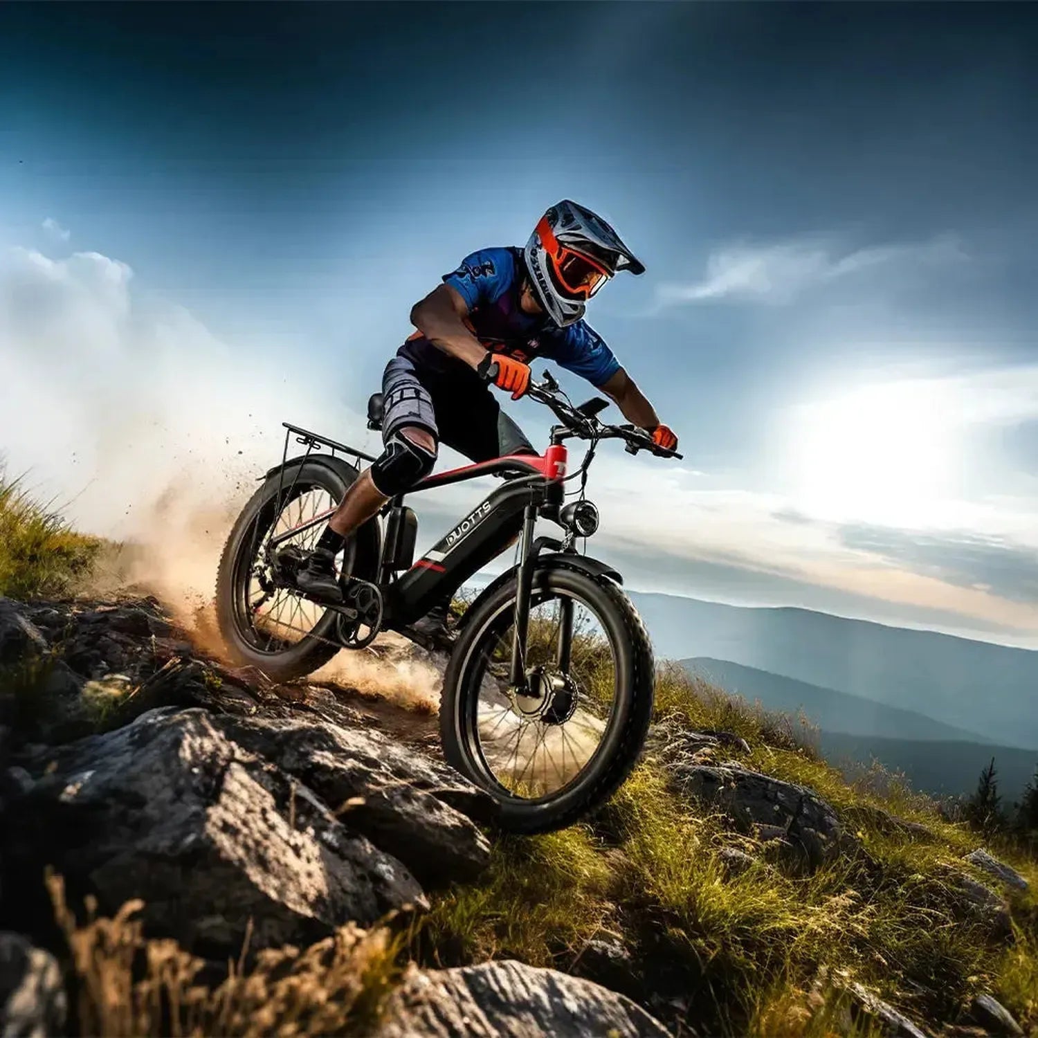 DUOTTS F26 Electric Bike Fat Tyre with Hydraulic Brakes and Bluetooth up to 60 Km/h