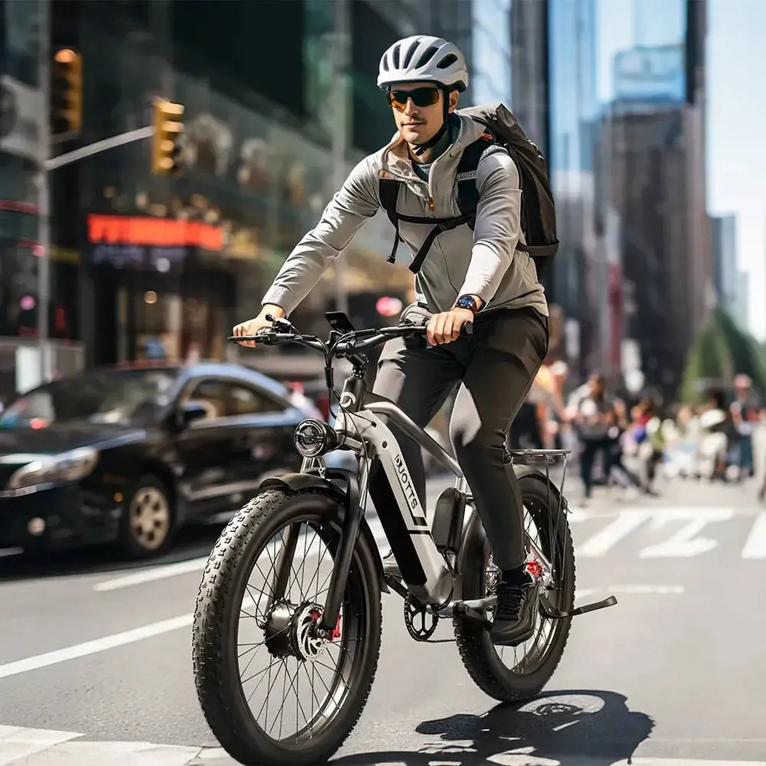 DUOTTS F26 Electric Bike Fat Tyre with Hydraulic Brakes and Bluetooth up to 60 Km/h