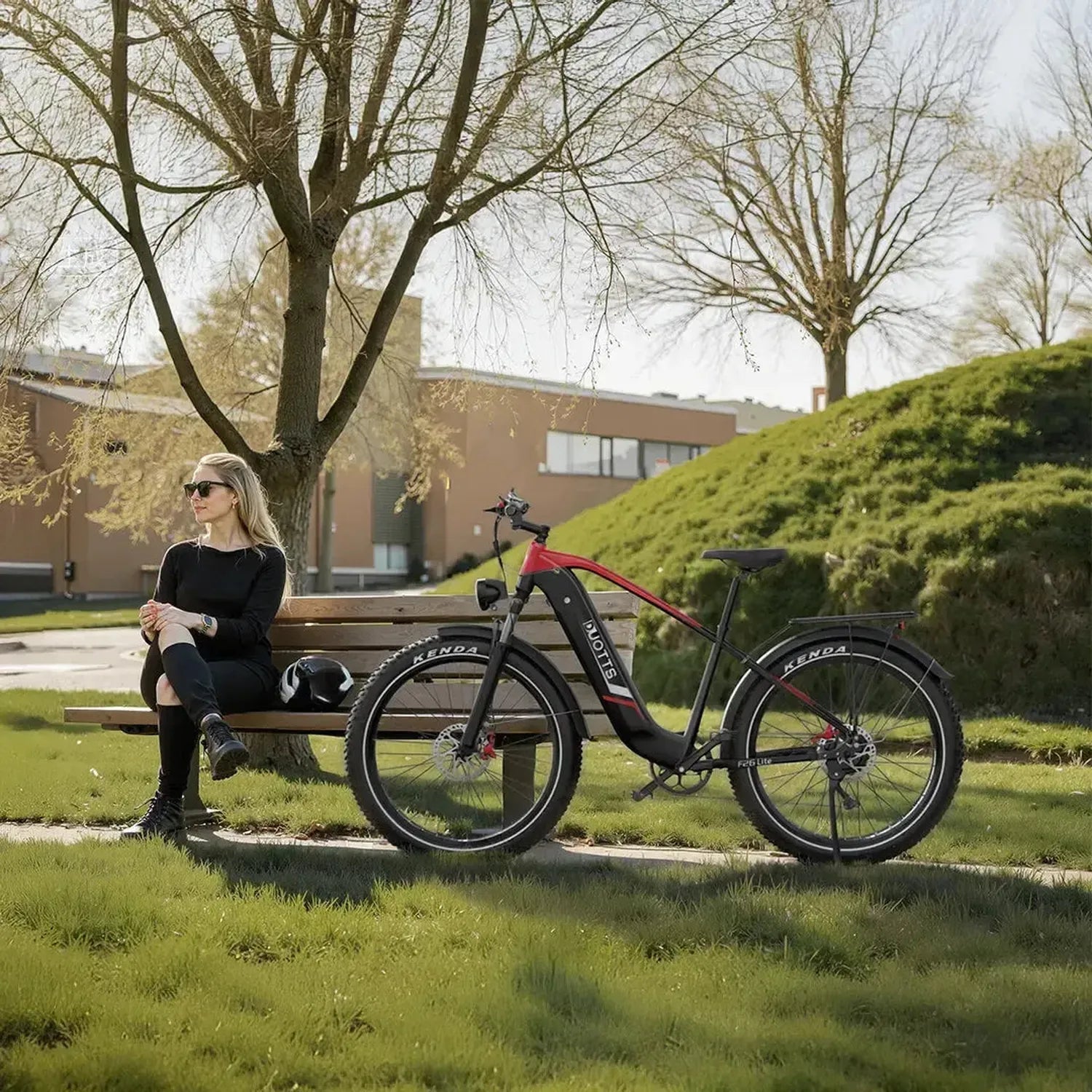 DUOTTS F26 Lite Electric Bike Fat Tyre Long Range for Adults up to 47 Km/h