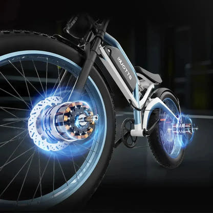 DUOTTS N26 Electric Bike Fat Tyre Full Suspension with Removable Battery up to 55 Km/h