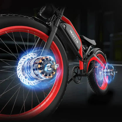 DUOTTS N26 Electric Bike Fat Tyre Full Suspension with Removable Battery up to 55 Km/h