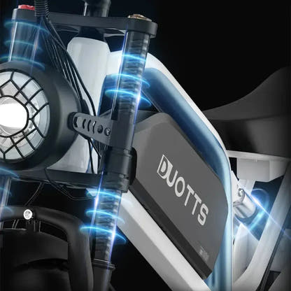 DUOTTS N26 Electric Bike Fat Tyre Full Suspension with Removable Battery up to 55 Km/h
