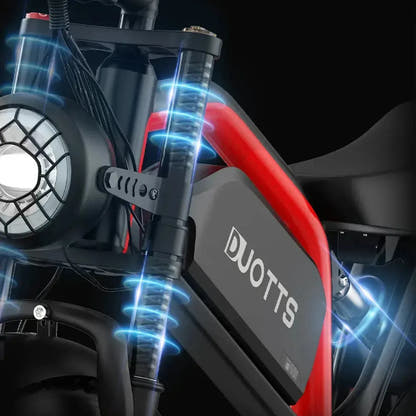 DUOTTS N26 Electric Bike Fat Tyre Full Suspension with Removable Battery up to 55 Km/h