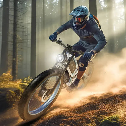 DUOTTS N26 Electric Bike Fat Tyre Full Suspension with Removable Battery up to 55 Km/h