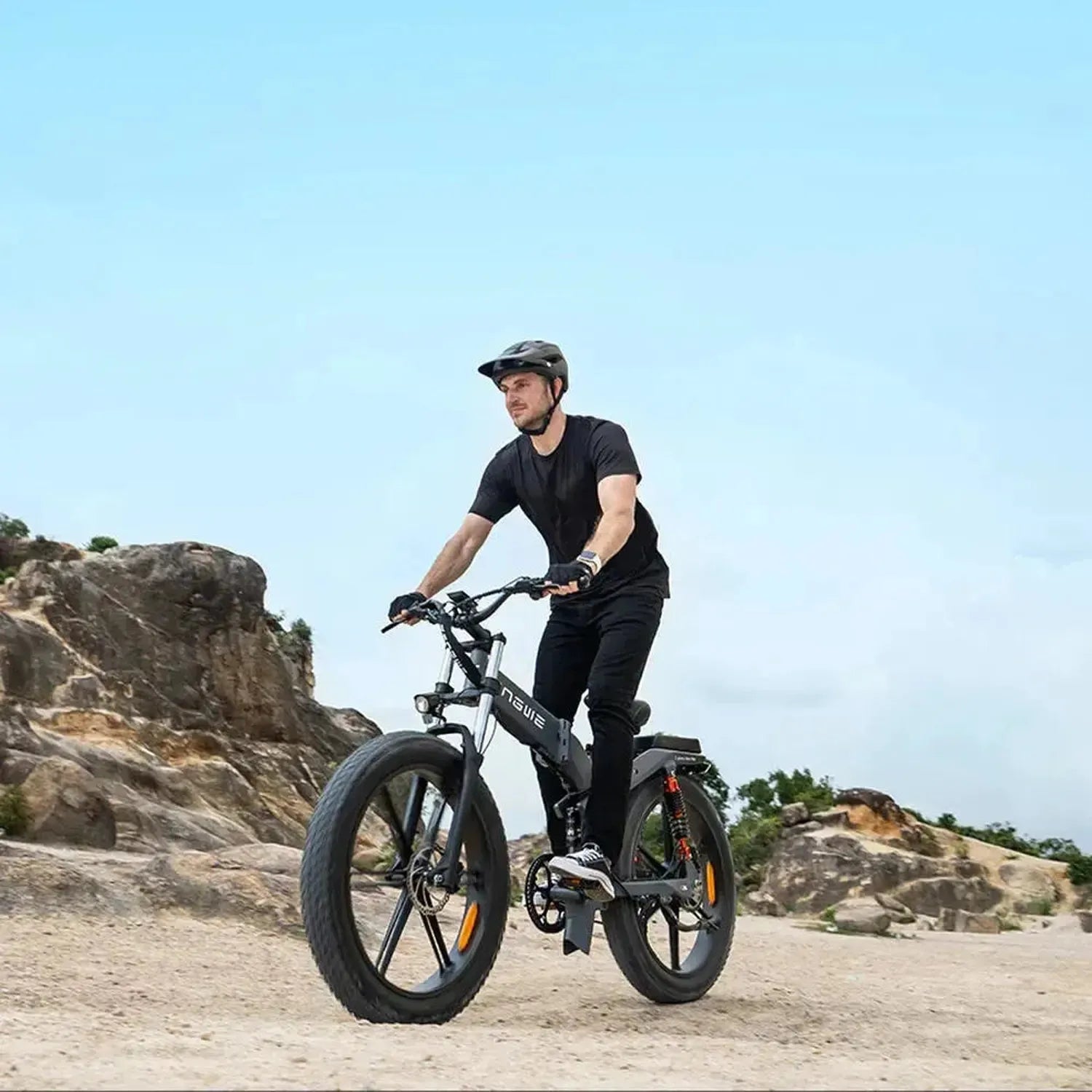 ENGWE X26 Foldable Electric Bike Fat Tyre Dual Battery Long Range up to 50 Km/h