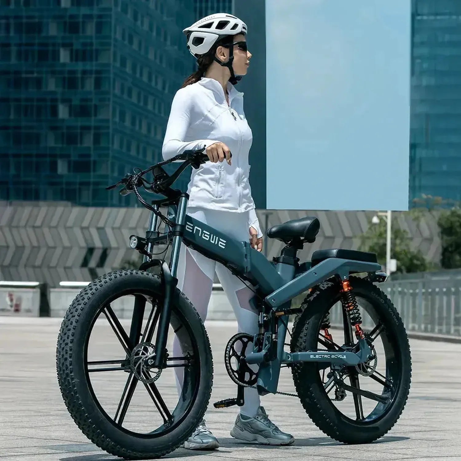 ENGWE X26 Foldable Electric Bike Fat Tyre Dual Battery Long Range up to 50 Km/h
