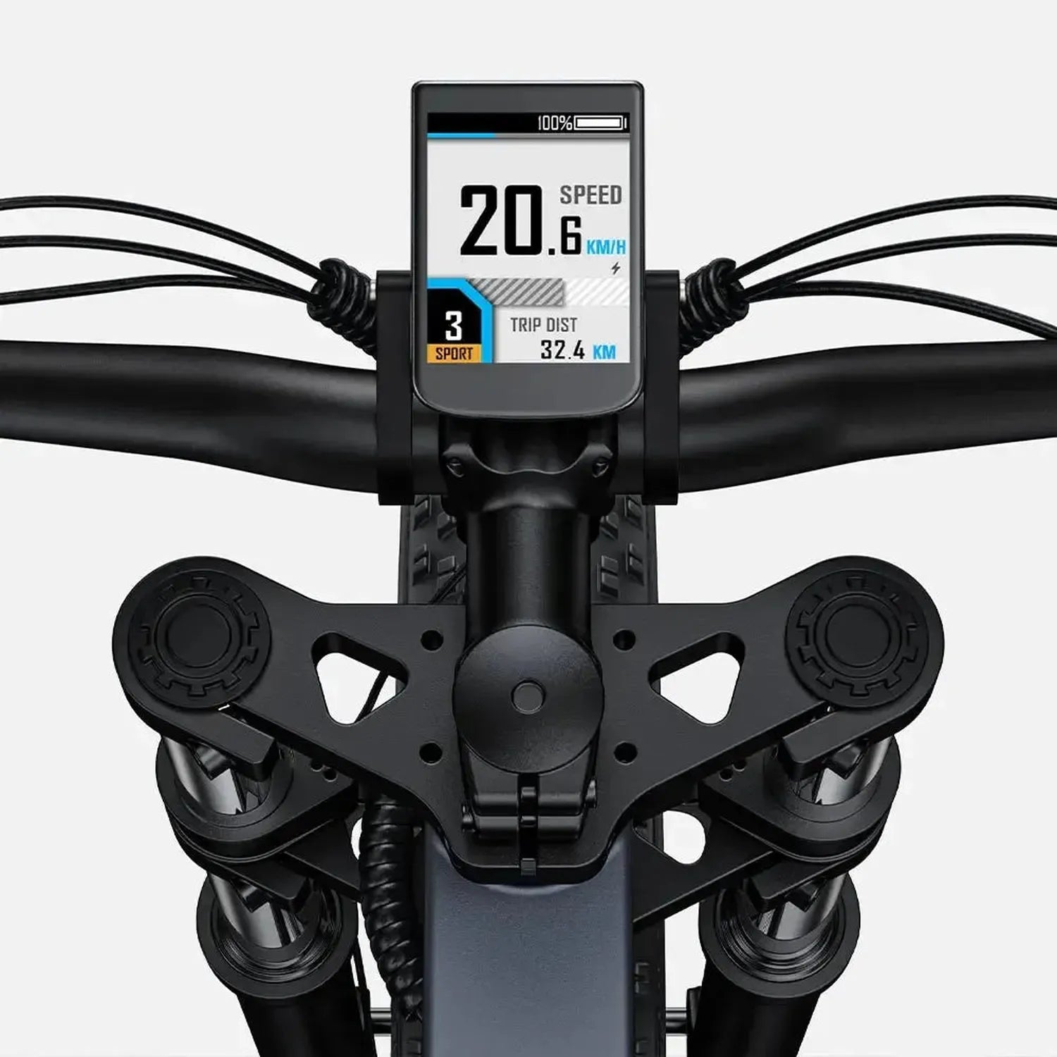 ENGWE X26 Foldable Electric Bike Fat Tyre Dual Battery Long Range up to 50 Km/h