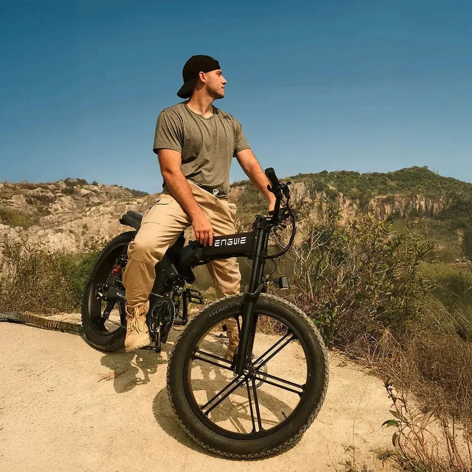 ENGWE X26 Foldable Electric Bike Fat Tyre Dual Battery Long Range up to 50 Km/h