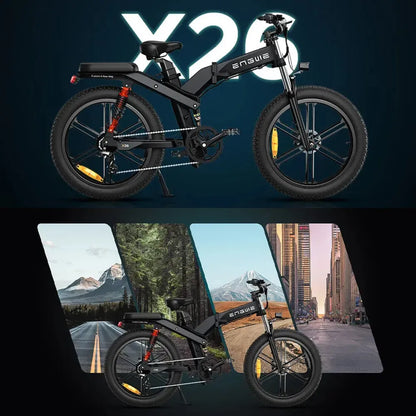 ENGWE X26 Folding Fat-Tire Electric Bike