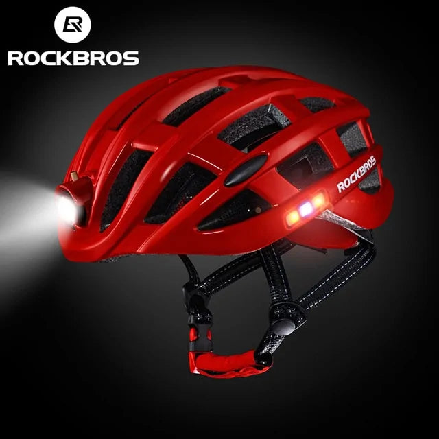 Electric Scooter or Bike Helmet red  lights2