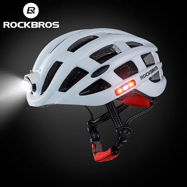 Electric Scooter or bike helmet white lights1