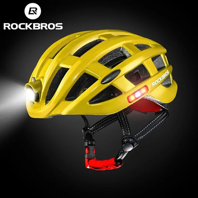 Electric Scooter or bike helmet yellow lights