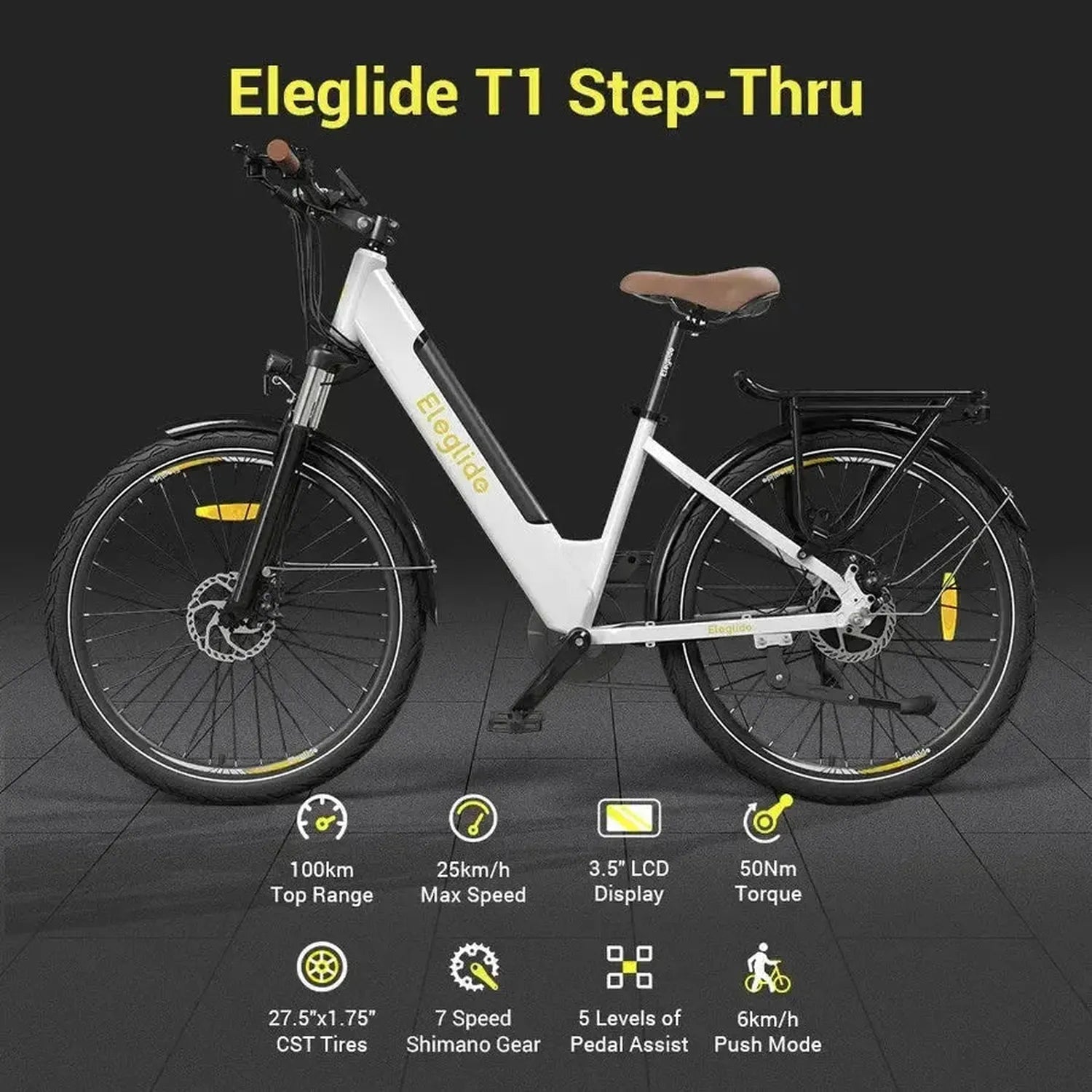 ELEGLIDE T1 Step-Thru Electric Bike exclusive at Punk Ride