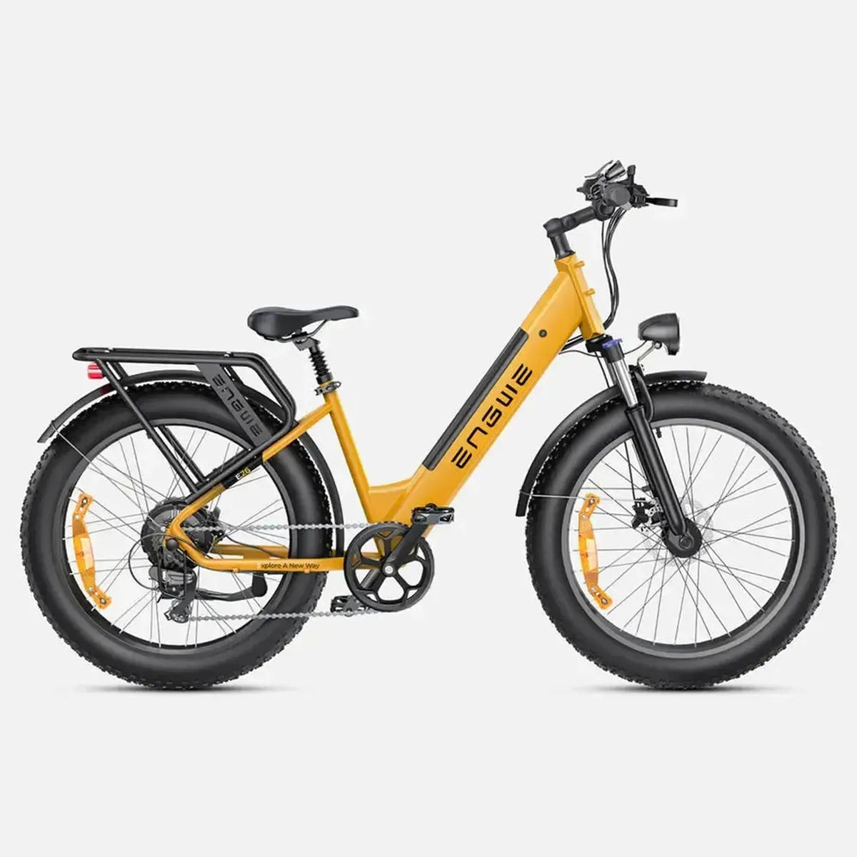ENGWE E26 Elektrofahrrad mit Fat-Reifen, Federung und großer Reichweite bis zu 45 km/h – Punk Ride