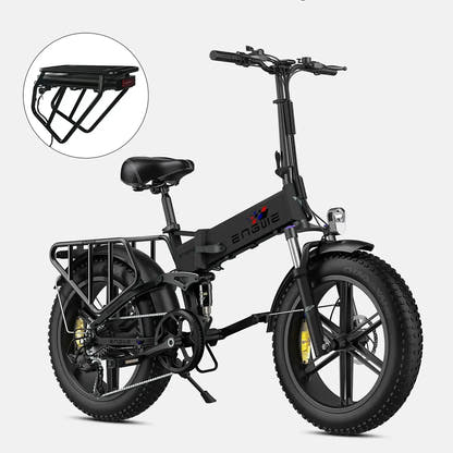 ENGWE Engine X Foldable Electric Bike Fat Tyre Long Range 7 Speed up to 60 Km/h