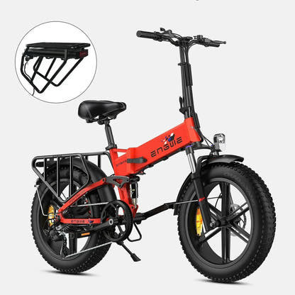 ENGWE Engine X Foldable Electric Bike Fat Tyre Long Range 7 Speed up to 60 Km/h