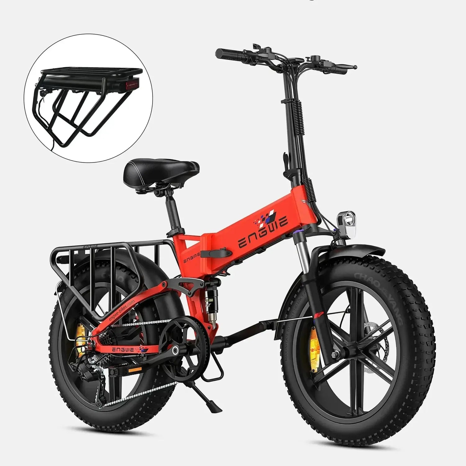 ENGWE Engine X Foldable Electric Bike Fat Tyre Long Range 7 Speed up to 60 Km/h