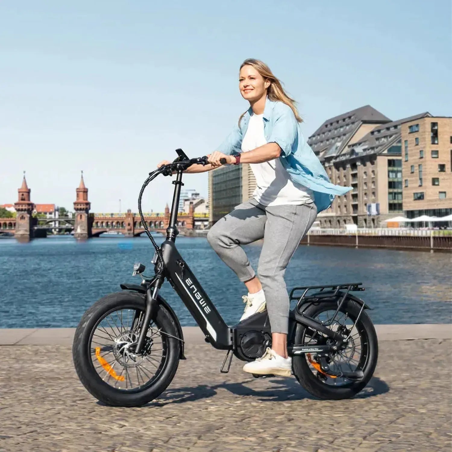 ENGWE L20 3.0 Pro Foldable Electric Bike Long Range Full Suspension up to 45 Km/h