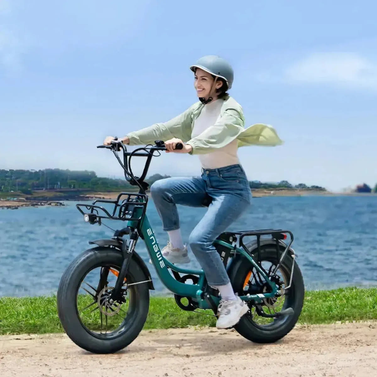 ENGWE L20 Boost Step Through Electric Bike Fat Tyre with Torque Sensor up to 35 Km/h