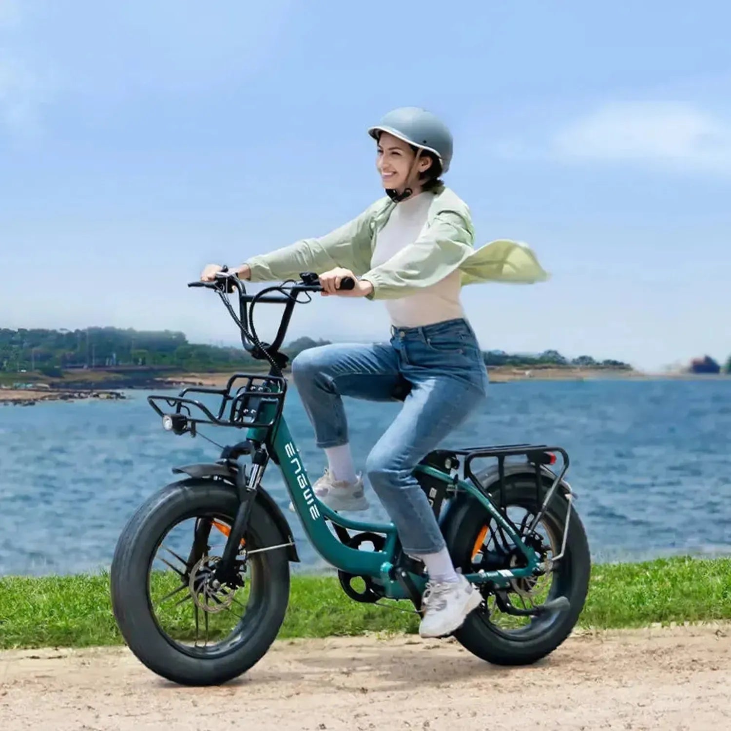 ENGWE L20 Boost Step Through Electric Bike Fat Tyre with Torque Sensor up to 35 Km/h