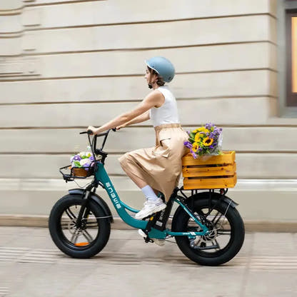 ENGWE L20 Boost Step Through Electric Bike Fat Tyre with Torque Sensor up to 35 Km/h