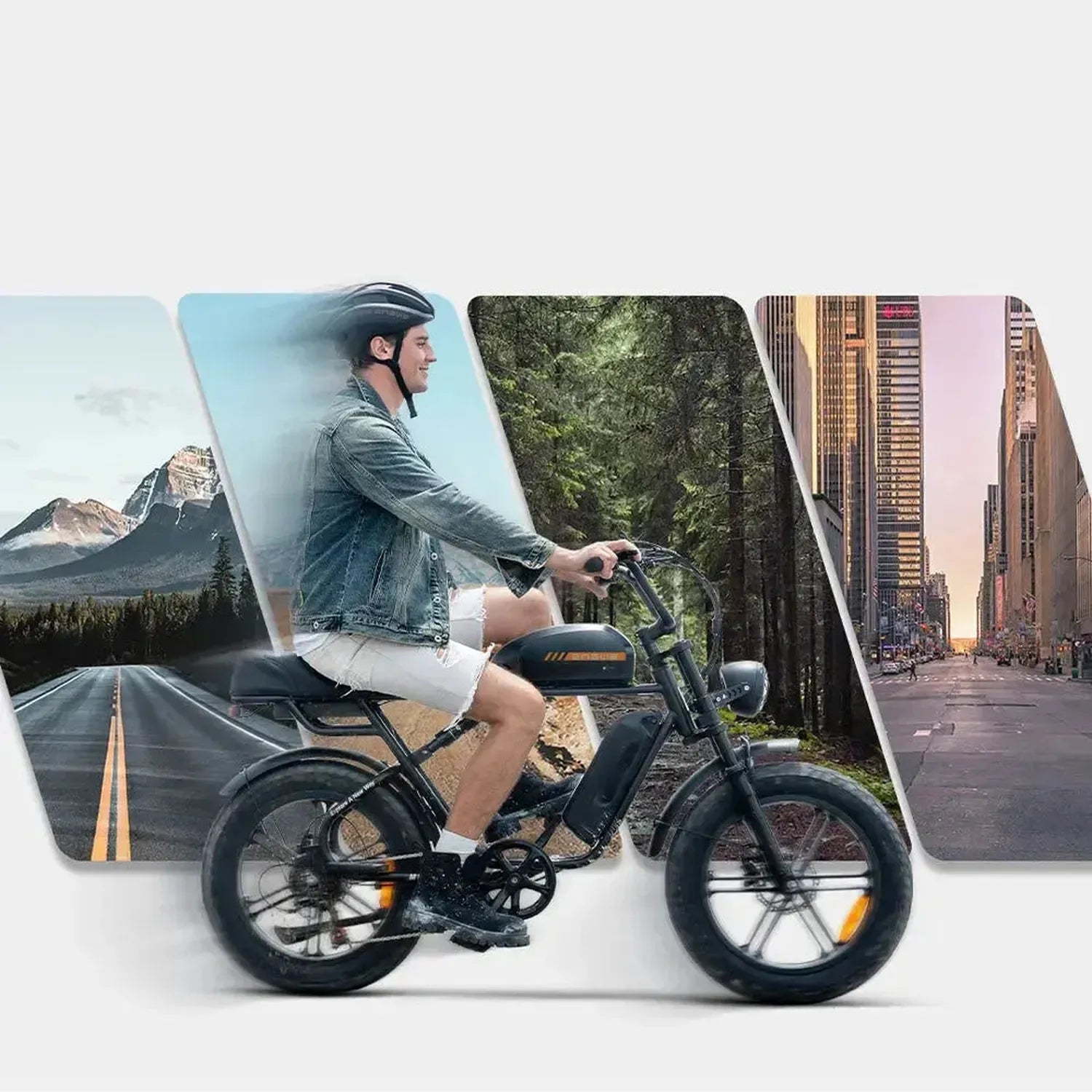 ENGWE M1 Dual Battery Electric Bike Fat Tyre Long Range Cruiser up to 45 Km/h