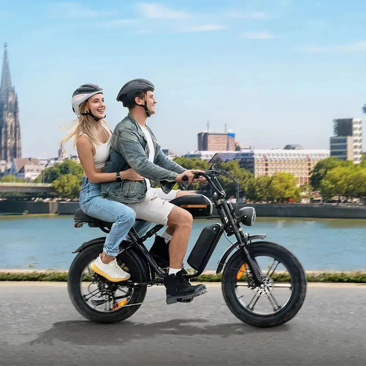 ENGWE M1 Dual Battery Electric Bike Fat Tyre Long Range Cruiser up to 45 Km/h