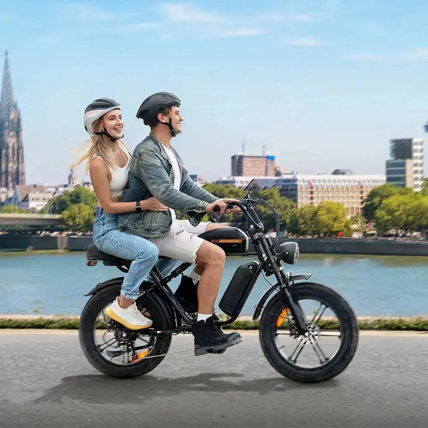 ENGWE M1 Dual Battery Electric Bike Fat Tyre Long Range Cruiser up to 45 Km/h
