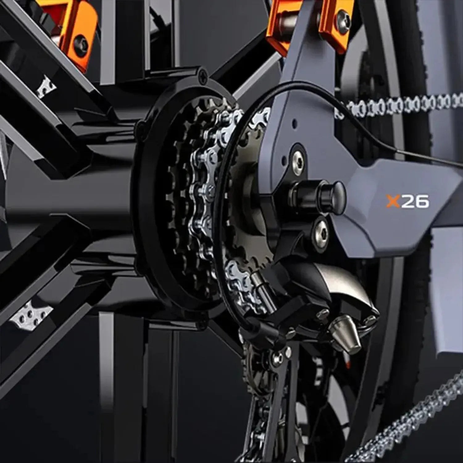 ENGWE X20 Foldable Electric Bike Fat Tyre Dual Battery Long Range up to 50 Km/h