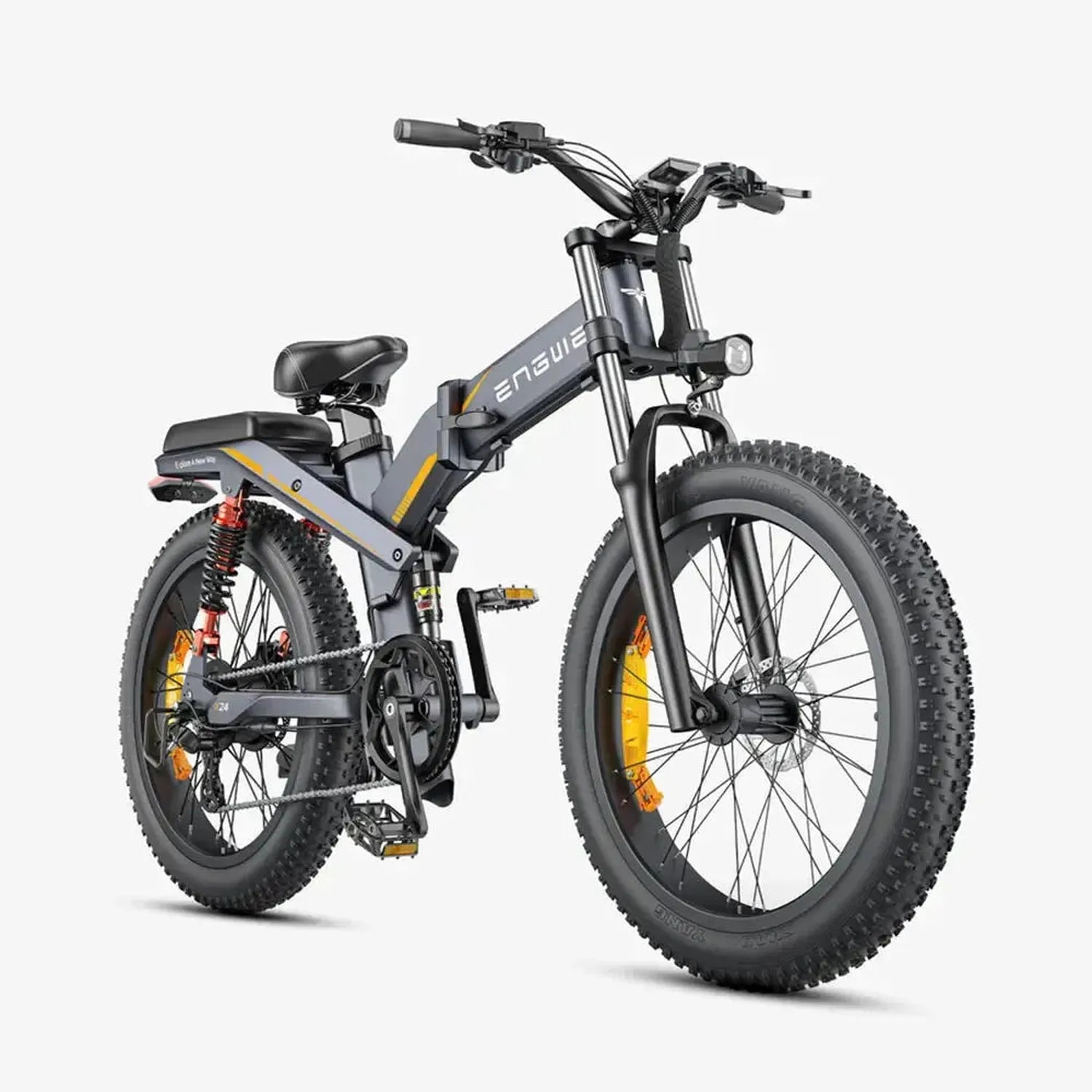 ENGWE X24 Electric Bike Fat Tyre Dual Battery Long Range with Brakes up to 50 Km/h