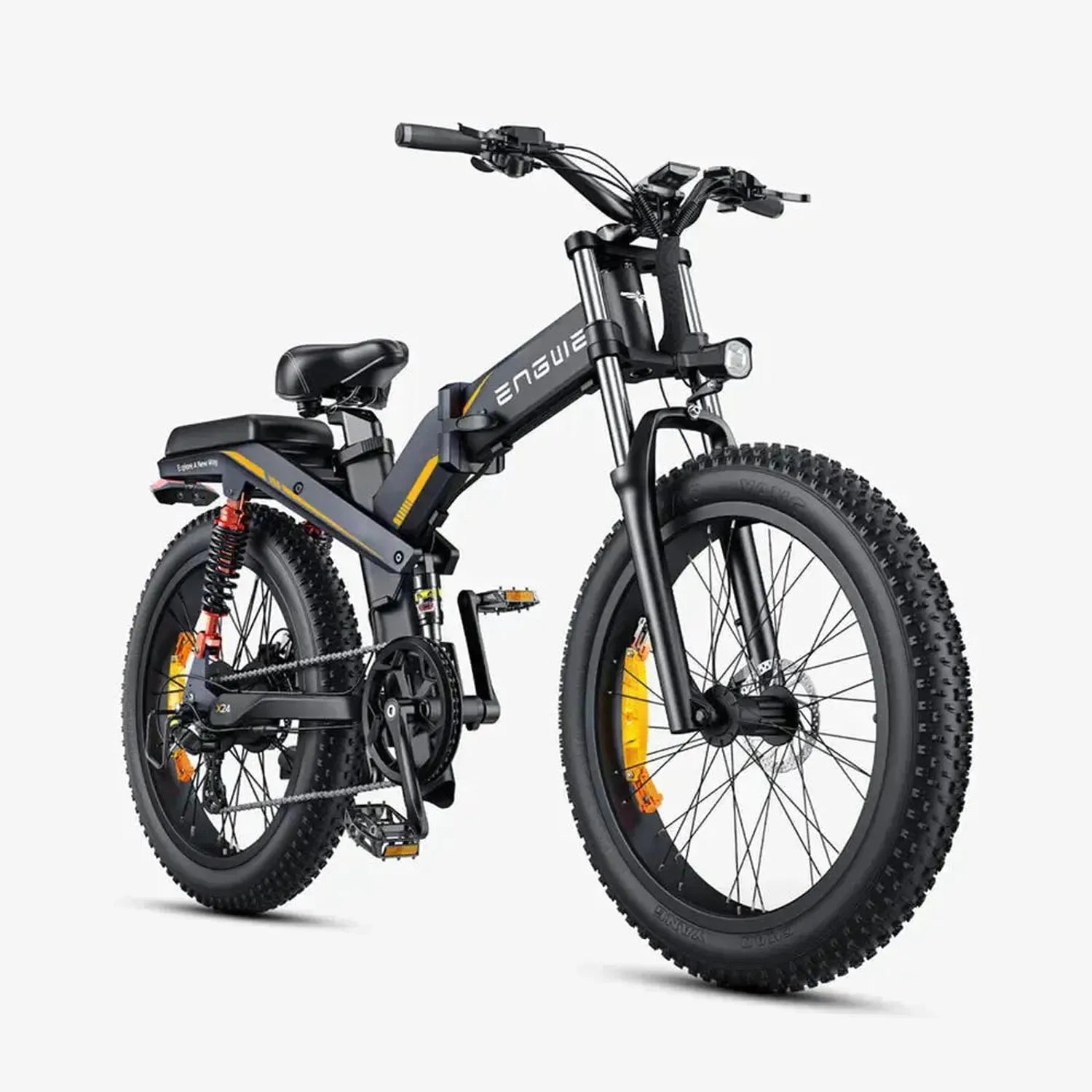 ENGWE X24 Electric Bike Fat Tyre Dual Battery Long Range with Brakes up to 50 Km/h