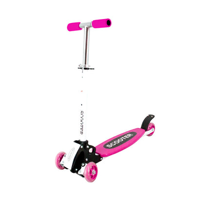 Folding 3 Wheel Kids Scooter – Adjustable Height, Lean Steering & PVC Wheels