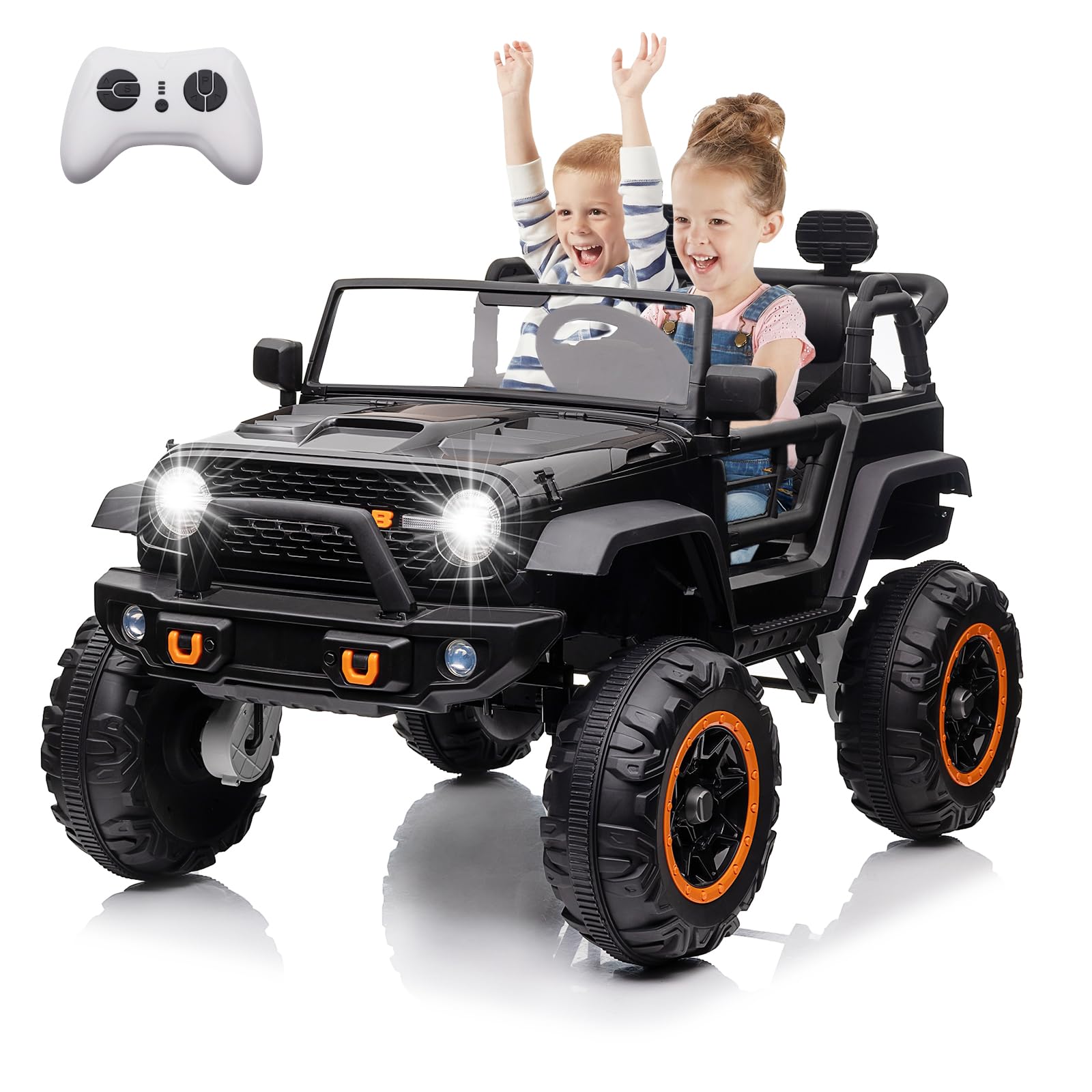 GarveeLife 24V 2 Seater Kids Ride On Truck – Remote Control, 5.5MPH
