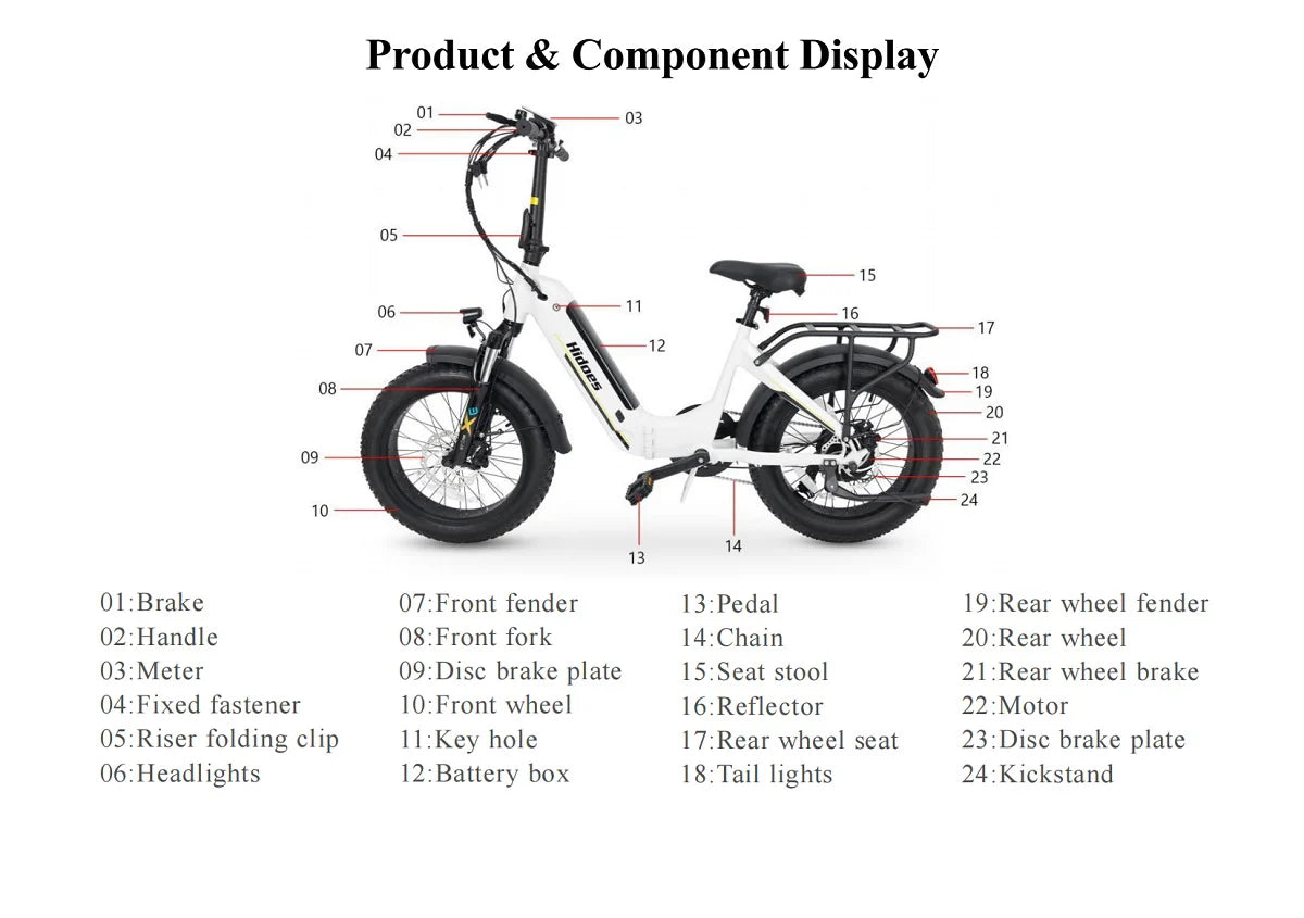 HIDOES BF1 ELECTRIC BIKE