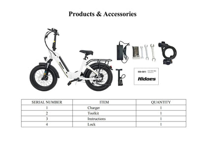 HIDOES BF1 ELECTRIC BIKE