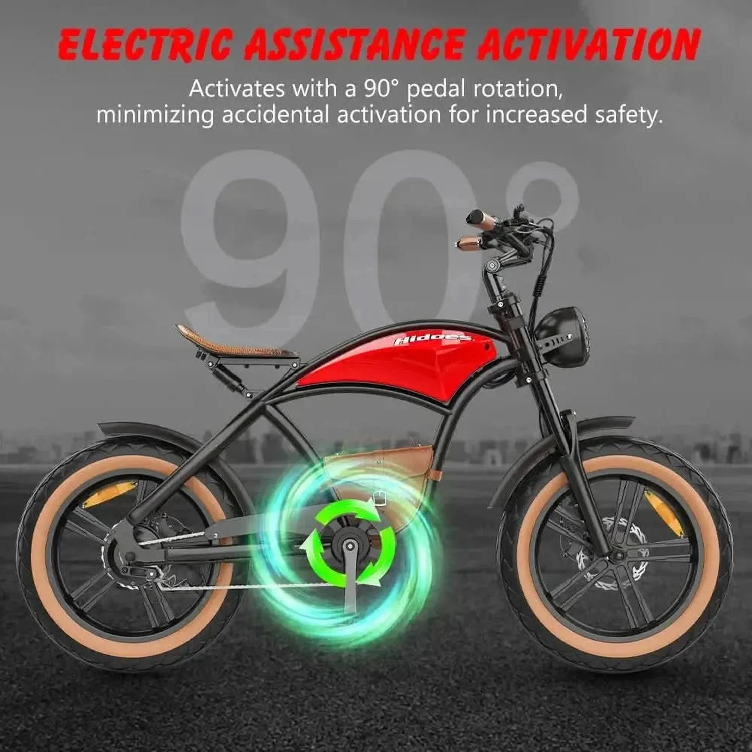 Hidoes B10 Electric Bike Fat Tyre Long Range with Suspension and LCD up to 45 Km/h