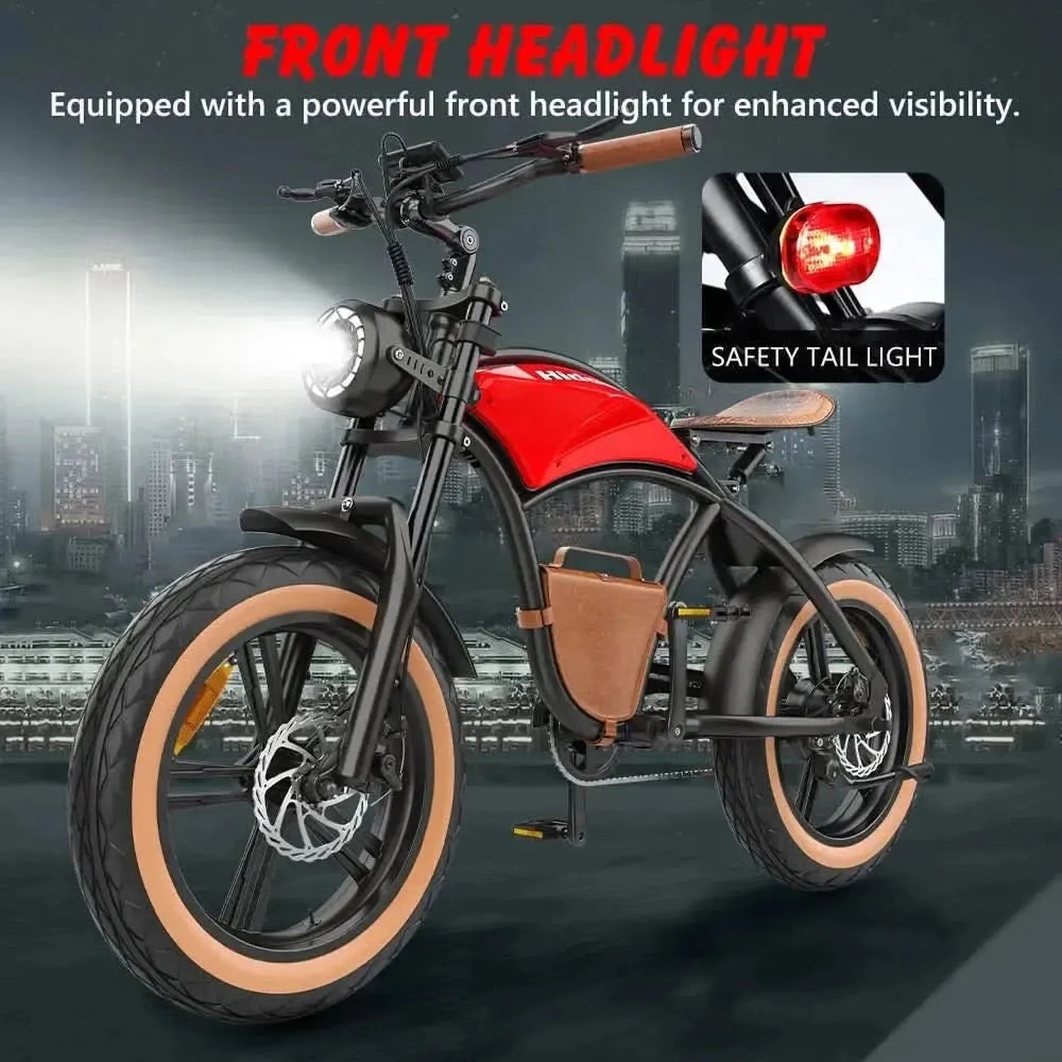 Hidoes B10 Electric Bike Fat Tyre Long Range with Suspension and LCD up to 45 Km/h