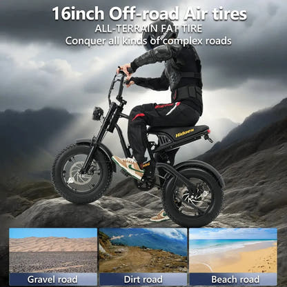 Hidoes B6 Mini Electric Bike for Kids & Teens Fat Tyre Cruiser up to 35 Km/h