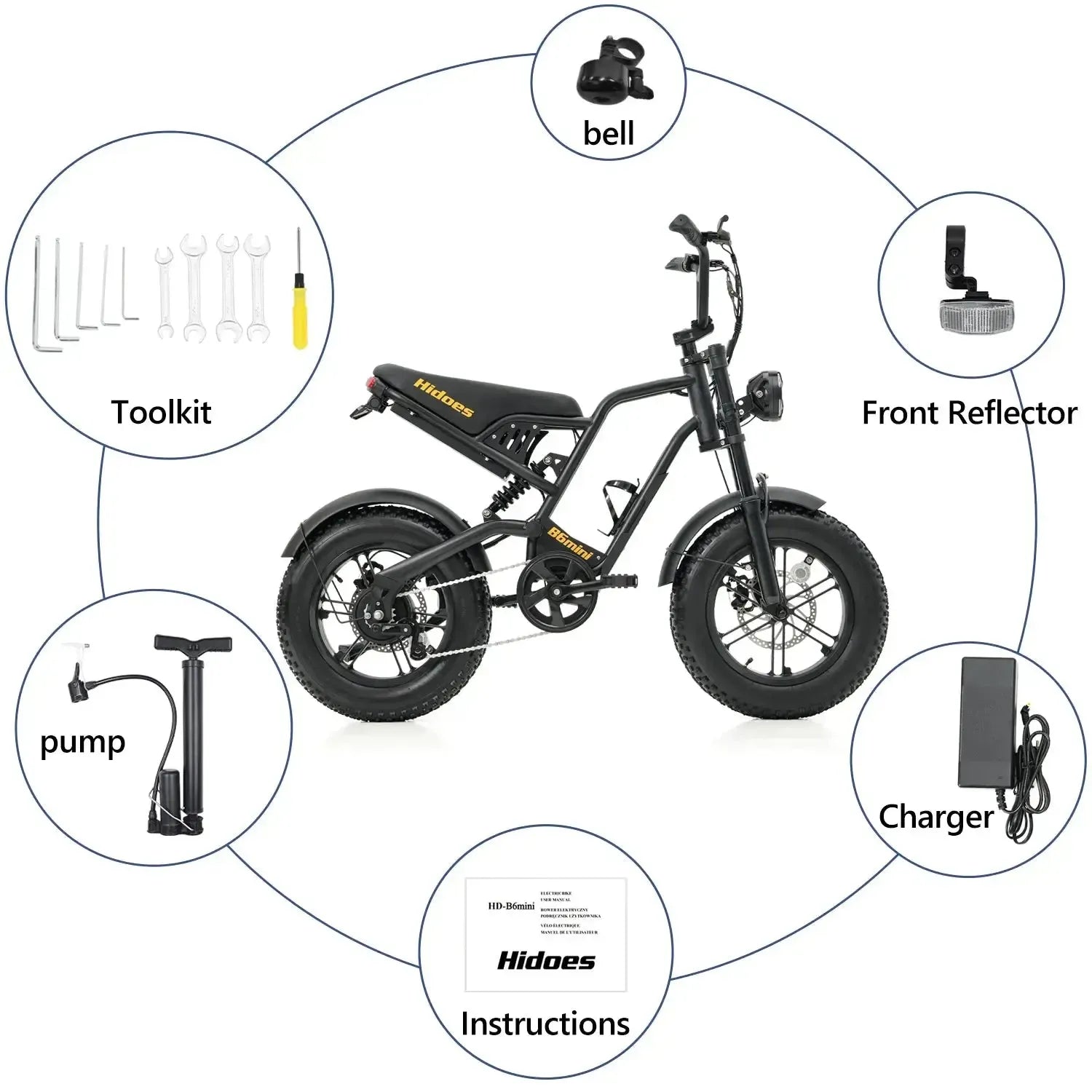 Hidoes B6 Mini Kids Electric Bike