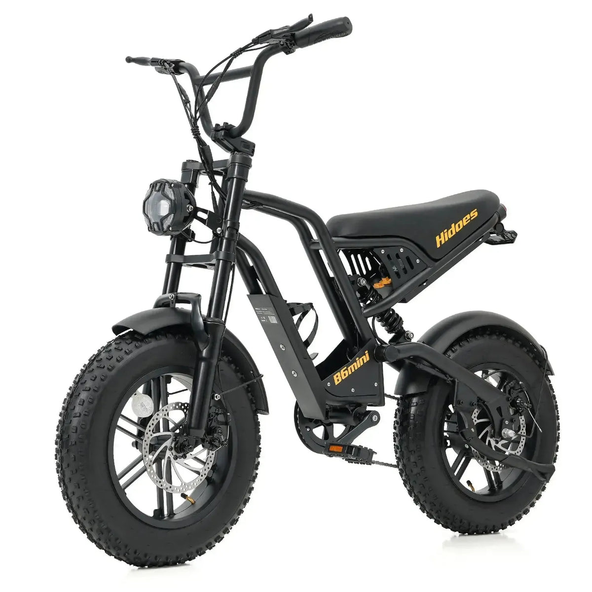 Hidoes B6 Mini Elektro-Fahrrad für Kinder & Jugendliche Fat Tyre Cruiser  bis zu 35 km/h – Punk Ride