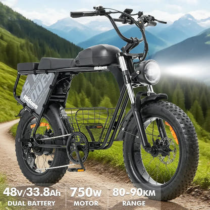 HIDOES B9 fat tyre electric bike – product image 8