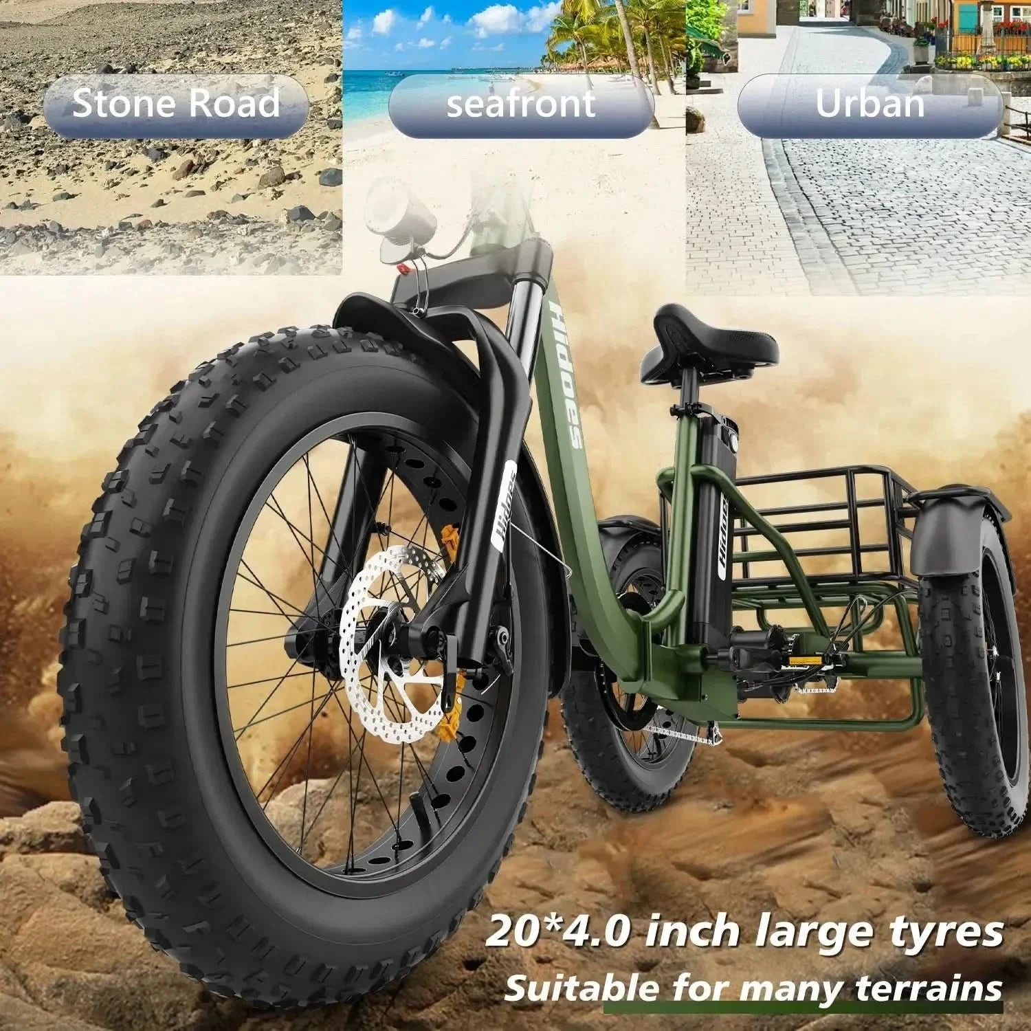 Hidoes ET1 Electric Bike Tricycle