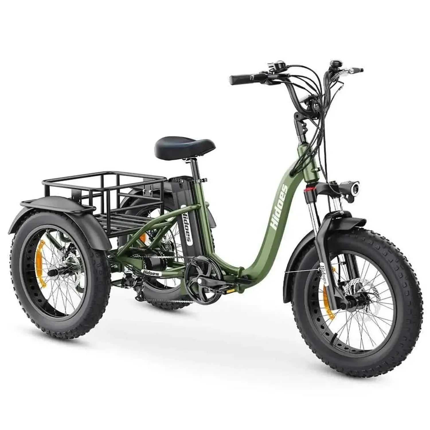 Hidoes ET1 Electric Trike Fat Tyre Long Range with Cargo Rack up to 40 Km/h