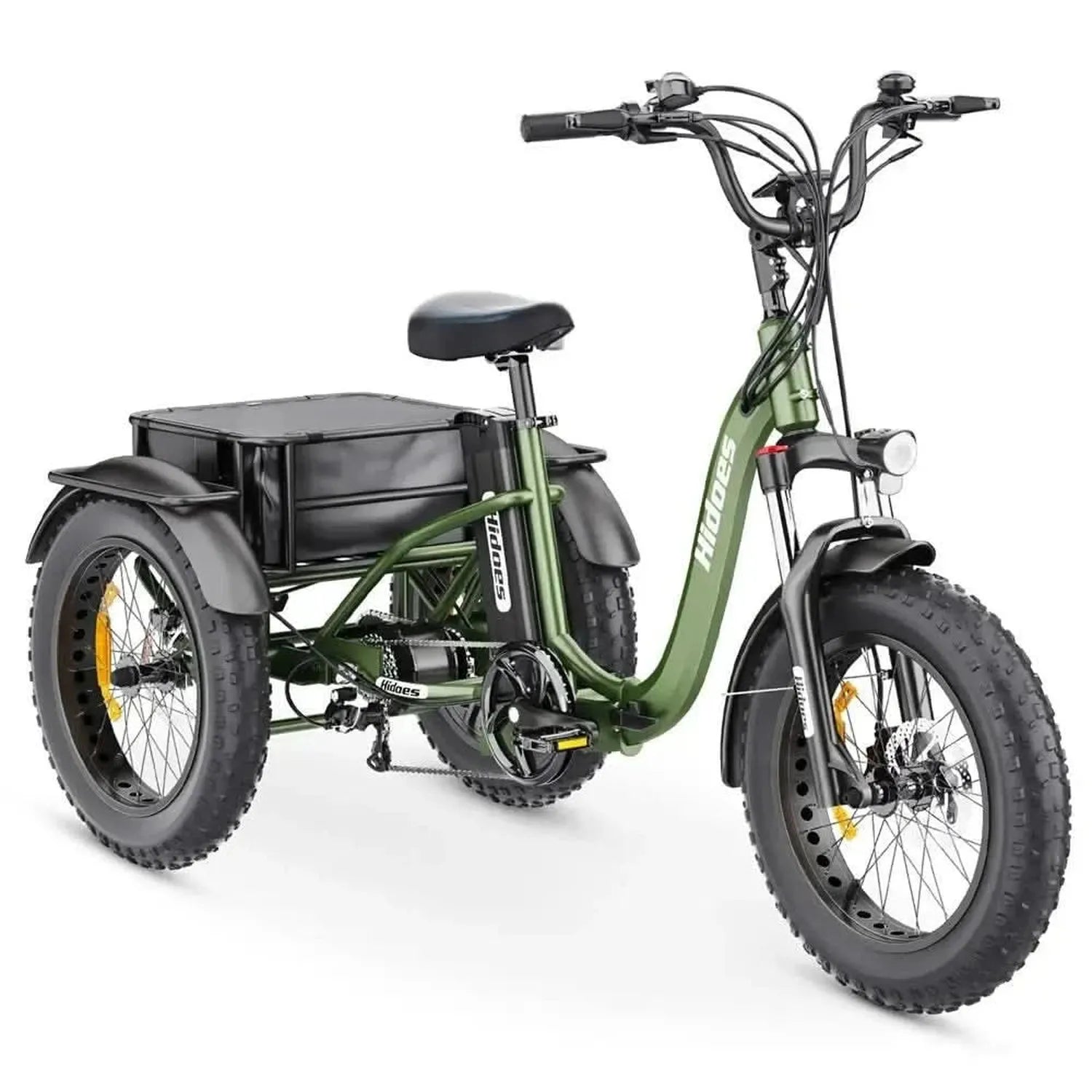 Hidoes ET1 Electric Trike Fat Tyre Long Range with Cargo Rack up to 40 Km/h