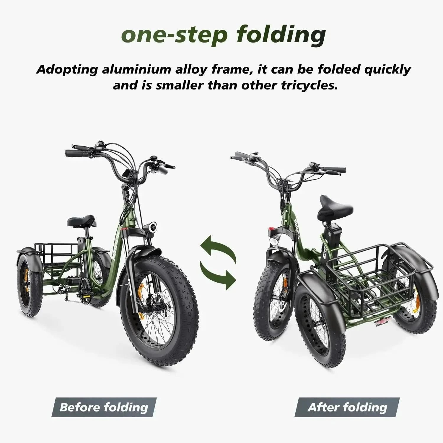 Hidoes ET1 Electric Bike Tricycle